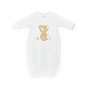 Bunnies By The Bay Gown Size 0-3 Months Boy Skipit's Organic Baby Sleep Gown NEW